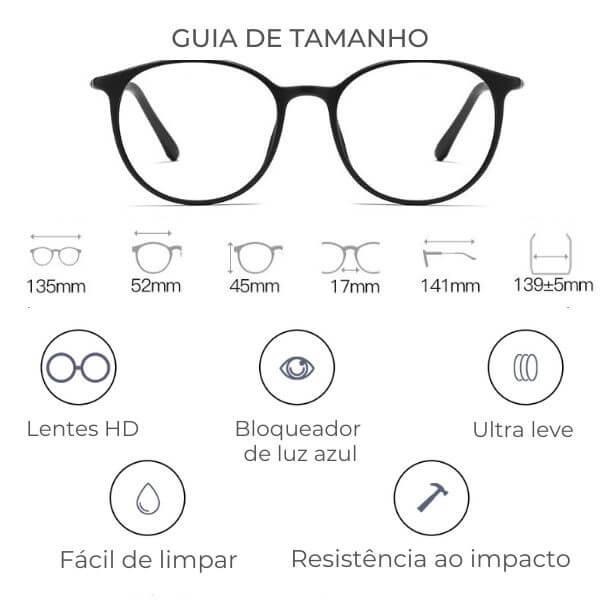Óculos Titanium Ultraleve✔️