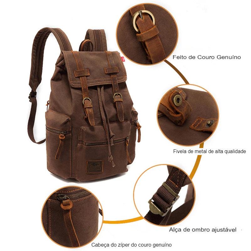 Mochila Masculina Vintage