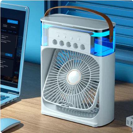 FreshAir - Mini Ventilador e Refrigerador Portátil - 3 em 1